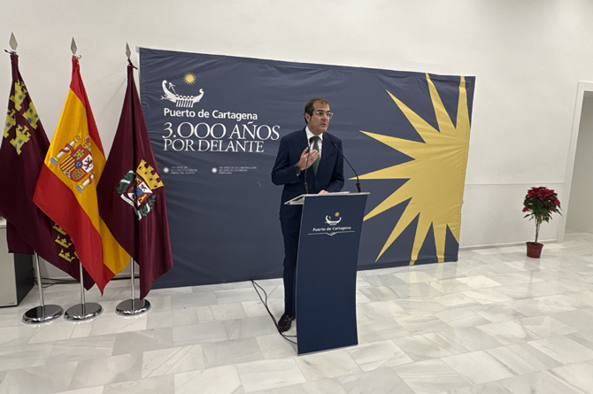 Pedro Pablo Hern&aacute;ndez, presidente de la Autoridad Portuaria de Cartagena