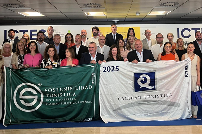 Eva Reverte, en la entrega de las 'S' de Sostenibilidad y 'Q' de Calidad tur&iacute;sticas